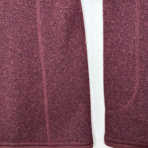 Patagonia Women's Medium Better Sweater Red 1/4 Zip Long Sleeve GUC‎ - Picture 5 of 6